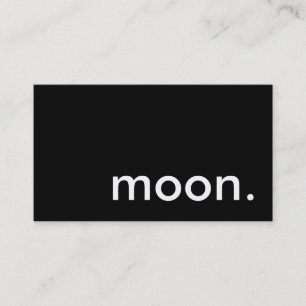 Tarjeta De Visita luna.