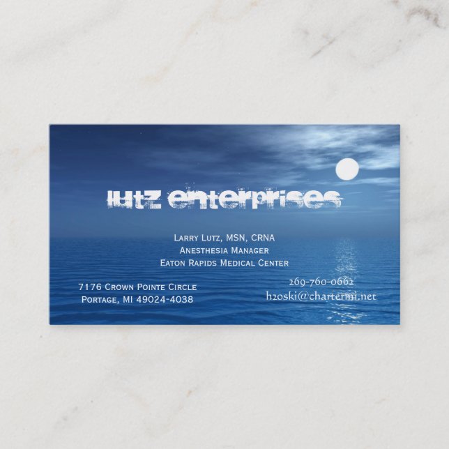 Tarjeta De Visita Luna 1 (Anverso)