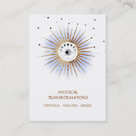 Tarjeta De Visita *~* Luna Boho Celestial Luna Lunar Luz Mágica