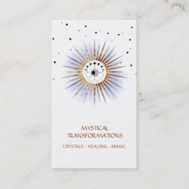 Tarjeta De Visita *~* Luna Celestial Luna Lunar Magia Boho Luz