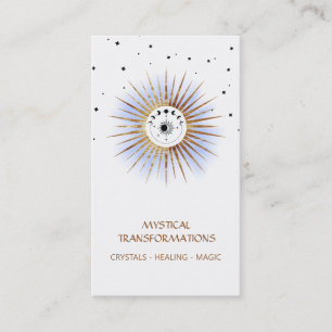Tarjeta De Visita *~* Luna Celestial Luna Lunar Magia Boho Luz