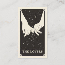 Tarjeta De Visita Luna Celestial Tarot Wedding Save the Date Card
