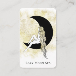 Tarjeta De Visita *~* Luna GODDESS mujer en la Luna Celestial QR