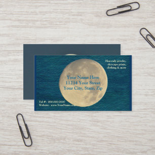 Tarjeta De Visita Luna llena