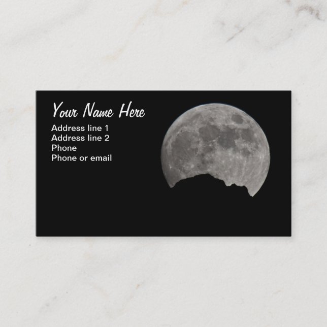 TARJETA DE VISITA LUNA LLENA #1 DE LEVANTAMIENTO (Anverso)