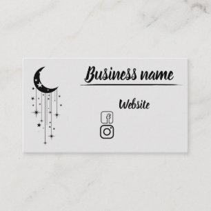 Tarjeta De Visita Luna mística