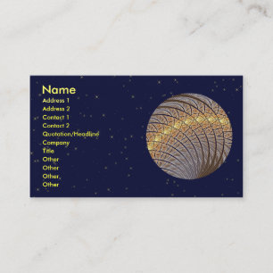Tarjeta De Visita Luna reservada del lobo