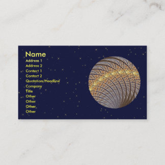 Tarjeta De Visita Luna reservada del lobo