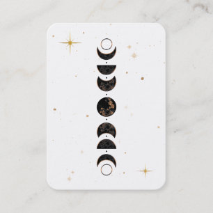 Tarjeta De Visita *~* Lunar. Fases cósmicas de la luna Autobús de 