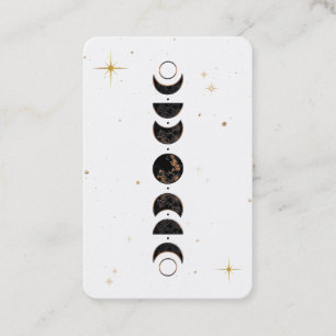 Tarjeta De Visita *~* Lunar - Fases cósmicas de la luna Shaman Univ