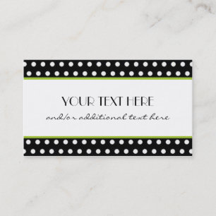 Tarjeta De Visita Lunar negro y blanco