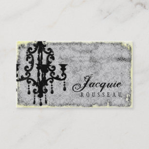 Tarjeta De Visita Lustre Passionné - gris de la CROMATOGRAFÍA