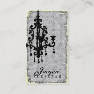 Tarjeta De Visita Lustre Passionné - gris de la CROMATOGRAFÍA