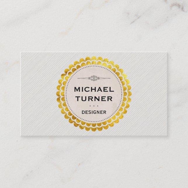 Tarjeta De Visita Lux / Boutique (Anverso)