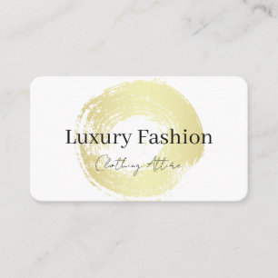 Tarjeta De Visita Lux Gold Brushed Moderno y elegante