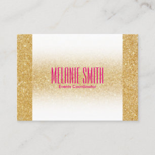 Tarjeta De Visita Luxe Gold Shimmer