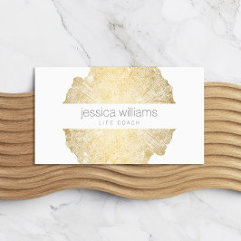 Tarjeta De Visita Luxe Wood Effect Art