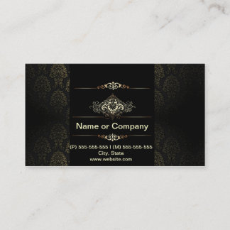 TARJETA DE VISITA LUXO PRETO