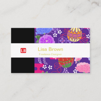 Tarjeta De Visita Luxurious Japanese-Style business card