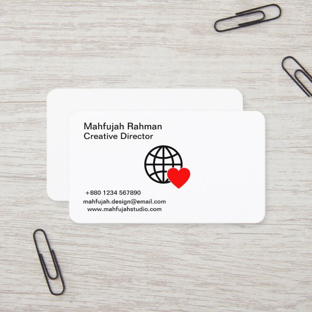 Tarjeta De Visita Luxury Business Cards | Minimalist | Modern Maker (Anverso/Reverso In Situ)