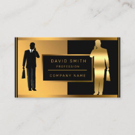 Tarjeta De Visita Luxury Classy Professional Add Your Text