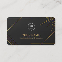 Tarjeta De Visita Luxury Editable Business Card Template 