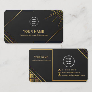 Tarjeta De Visita Luxury Editable Business Card Template