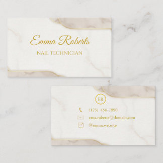 Tarjeta De Visita Luxury Gold Elegant Business Card | Modern Minimal