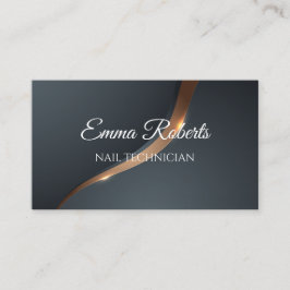 Tarjeta De Visita Luxury Gold Elegant Business Card | Modern Minimal