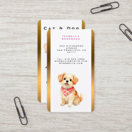 Tarjeta De Visita Luxury Grooming Pet Personalized Modern Collection