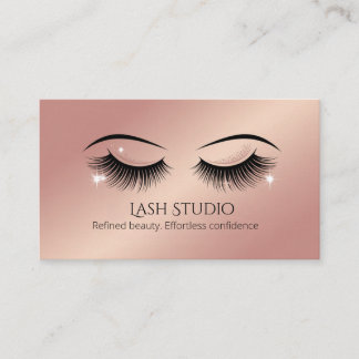 Tarjeta De Visita Luxury Lash Business Card  Luxury Design