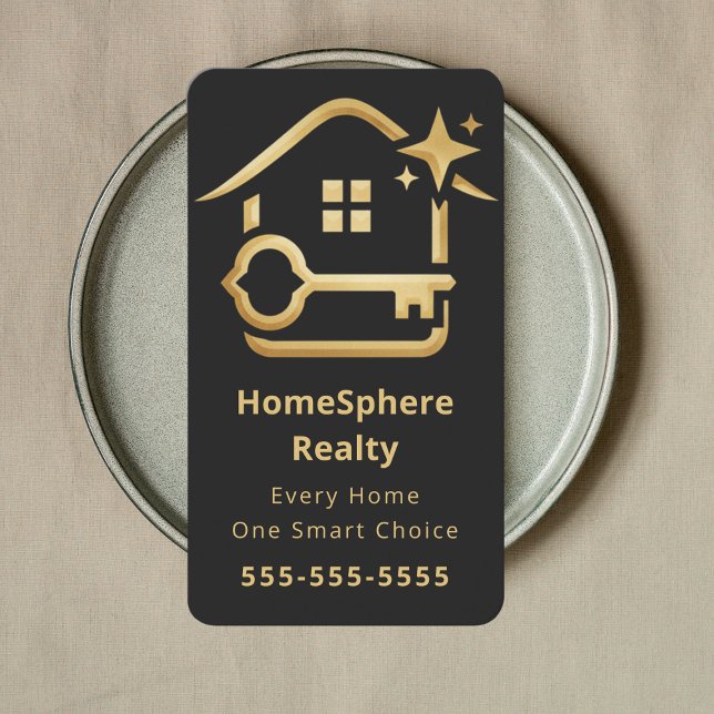 Tarjeta De Visita Luxury Realtor Real Estate Agent Broker Modern (Subido por el creador)