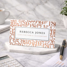 Luxury Rose Gold CPA Minimal