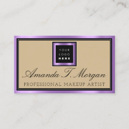 Tarjeta De Visita Luxury Services Interior Event Boda Purple