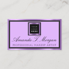 Tarjeta De Visita Luxury Services Interior Event Boda Purple