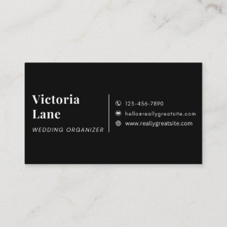 Tarjeta De Visita Luxury Wedding Planner