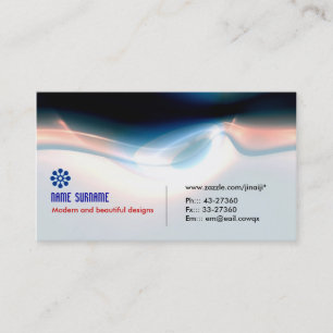 Tarjeta De Visita luz eléctrica moderna y potente