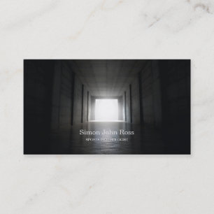 Tarjeta De Visita Luz en el extremo del túnel de los deportes