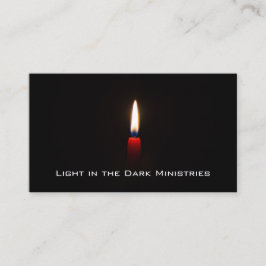 Tarjeta De Visita Luz en la oscuridad