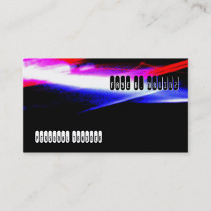 Tarjeta De Visita Luz personal de la noche