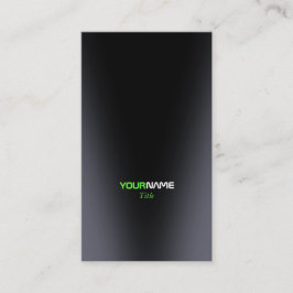 Tarjeta De Visita Luz verde