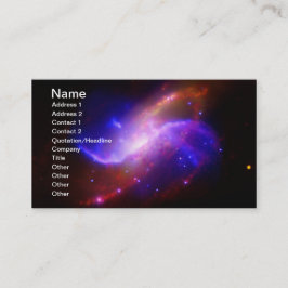 Tarjeta De Visita M106 Emisión espiral de galaxia NASA