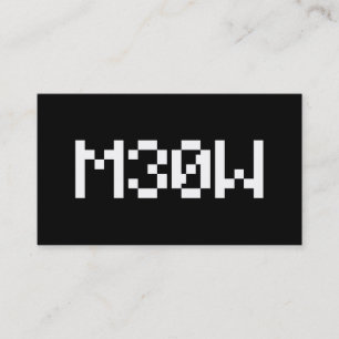 Tarjeta De Visita M30W [Leetspeak Sonidos de Animales]
