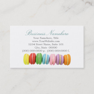 Tarjeta De Visita Macarons Business Cards