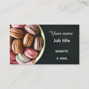 Tarjeta De Visita Macarrones