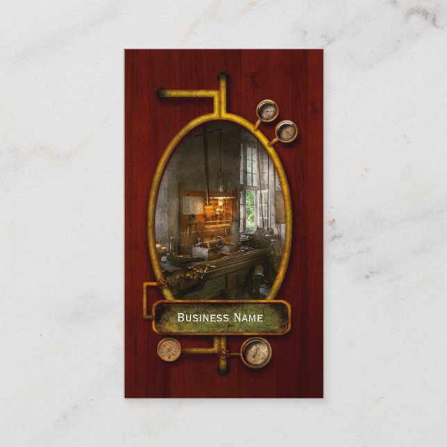 Tarjeta De Visita Machinist - Lathes (Anverso)