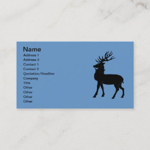 Tarjeta De Visita Macho heráldico