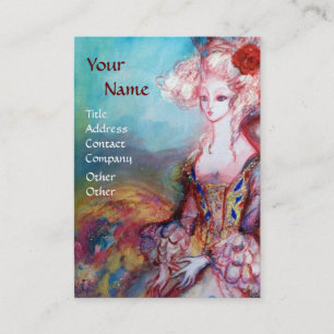 Tarjeta De Visita MADAME POMPADOUR BEAUTY MAKEUP ARTIST Gold