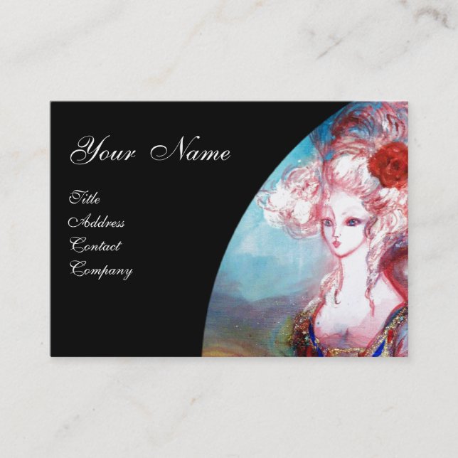 Tarjeta De Visita MADAME POMPADOUR Beauty, Salon, Spa, Makeup Artist (Anverso)