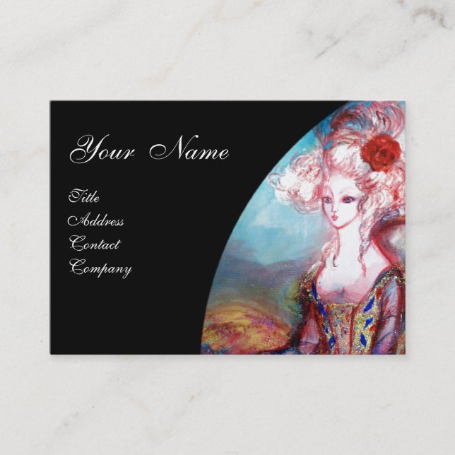 Tarjeta De Visita MADAME POMPADOUR Beauty, Salon, Spa, Makeup Artist (Anverso)